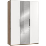 MID.YOU omara s klasičnimi vrati, bela, barve hrasta | Shoptok.si