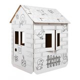 House XXL with a car 3D coloring book for children | shoptok.hr