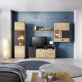 Mömax tv-element tonale, barva hrasta, temno siva | Shoptok.si