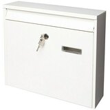 PORTAFERM Stenski poštni nabiralnik PF 44 (Do x Š x V: 10 x 36,2 x 32,2 cm, Bele barve, Jeklo) | Shoptok.si