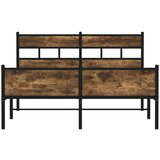  Okvir kreveta bez madraca boja hrasta 150 x 200 cm drveni | shoptok.hr