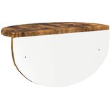  Polica na zidu Zidne 2 pcs Dimljeni hrast 38 x 19 x 19 cm | shoptok.hr