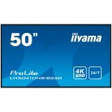 Iiyama monitor LFD PROLITE LH5041UHS-B2AG 50" Professional Digital Signage 4K 24/7 3840x2160 VA 16:9 500cd 5000:1 landscape, portrait - LH5041UHS-B2AG | Shoptok.si