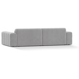 Cosmopolitan Design Svetlo siva žametna sedežna garnitura 252 cm Chicago – | Shoptok.si