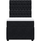 Box spring krevet s madracem crni 90x190 cm baršunasti | shoptok.hr