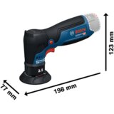 Bosch GEX 12V-77 Akumulatorska ekscentarska brusilica SOLO | shoptok.hr