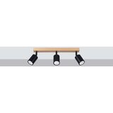  Stropna svetilka VERDO 3L črna, (21347645) | Shoptok.si