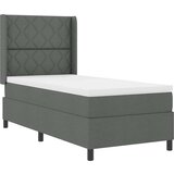  Krevet s madracem i LED tamnosiv 100 x 200 cm tkanina | shoptok.hr