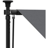 Tenda na uvlačenje antracit 400 x 150 cm od tkanine i čelika | shoptok.hr