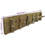  Vješalica za kapute od miješanog recikliranog drva 60 x 15 cm | shoptok.hr