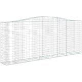  Lučne gabionske košare 6 kom 400x50x160/180cm pocinčano željezo | shoptok.hr