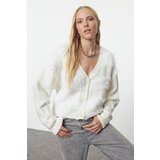 Trendyol Ecru Soft Texture Knitted Cardigan | shoptok.hr
