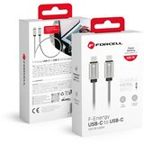 forcell kabal C239 type c na type c pd QC4.0 5A 100W 100cm srebrni Cene