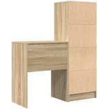  Stol s ladicama s policom s pohranom 2 pcs Sonoma hrast | shoptok.hr