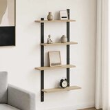  Zidna polica Hrast sonoma 61 x 13 5 x 105 5 cm Prerađeno drvo - Hrast sonoma 61 x 13 5 x 105 5 cm | shoptok.hr