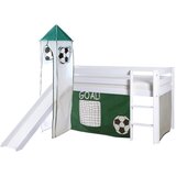 MID.YOU Igralna Postelja Kasper, 90x200, Zelena, Tobogan, Stolp | Shoptok.si