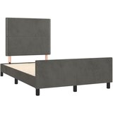  Okvir kreveta bez madraca tamnosiva 120x190 cm baršunasti | shoptok.hr