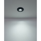 Eglo 300188 - komplet 3x led ugradnih plafonskih svetala gedrez LED/4,9W/230V prečnik 9 cm crna | Eponuda.com