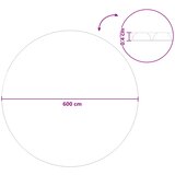  Solarni pokrivač za bazen Ø 600 cm 110 μm Kružni PE | shoptok.hr