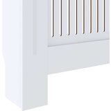  Pokrov za radijator konstruirano drvo bijeli 205 cm | Eponuda.com
