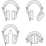 Audio-Technica ATH-M30x slušalice Audio-Technica ATH-M30x slušalice Slike