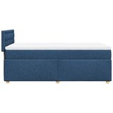  Krevet s oprugama i madracem plavi 80x200 cm od tkanine | shoptok.hr