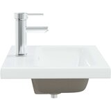  Ugradbeni umivaonik sa slavinom 61x39x18 cm keramički bijeli | shoptok.hr
