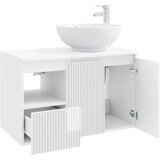 Set namještaja za kupaonicu 2 kom. Bijela visokog sjaja 49,5 x 44,5 x 80 cm | shoptok.hr
