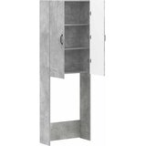  Kabinetska WC HAARLEM Betonska siva 66 x 25,5 x 190 cm | shoptok.hr