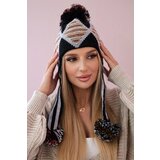 Kesi Women's cap with long ears Eunika K322 black+gray | shoptok.hr