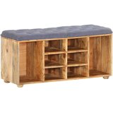 vidaXL Klop za hodnik 100x35x47 cm trden mangov les | Shoptok.si