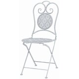  3-dijelni bistro set čelični sivo bijeli | shoptok.hr