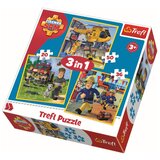 Trefl sestavljanke 3v1 gasilec 34844 | Shoptok.si