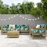  6-dijelni set vrtnih sofa od impregnirane borovine | shoptok.hr