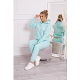 Kesi Insulated set with a sweatshirt with a drawstring at the bottom of the mint Cene