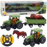 Rc traktor na daljinsko upravljanje s prikolicom i konjem | shoptok.hr