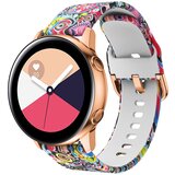 Cadorabo silikonski zapestni pas 22 mm, združljiv s samsung galaxy gear S3/Gear 2 v tiskanih oblikovalskih barvnih oblikah - nadomestni trak za huawei, (20616051) | Shoptok.si