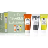 Origins Hello, Me-time Multi Masking Trio poklon set za lice 3x15 ml