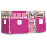  The living store pograd z zavesami roza 80x200 cm trdna borovina - pograd, (21492469) | Shoptok.si