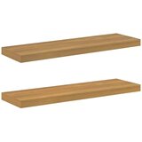  Polica na zidu 2 pcs Smeđa 90 x 23 5 x 4 cm Konstruirano drvo | shoptok.hr