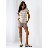 Resti Cotton women's set with short sleeves and striped shorts | shoptok.hr