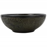 Maison Chic Umivalnik - Kopalna umivalnik Nadpultni črn okrogel Φ41x14 cm keramika, (21684678) | Shoptok.si
