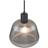  Črna viseča svetilka s steklenim senčilom ø 22 cm Tarifa – | Shoptok.si