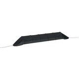 vidaXL Tunel iz mreže črn 300x50x48,5 cm jeklo in polietilen | Shoptok.si