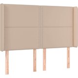  Uzglavlje s ušima boja cappuccina 147x16x118/128cm umjetna koža | shoptok.hr
