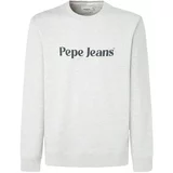 PepeJeans Majica 'REGIS' svetlo siva / črna
