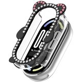 INF Medvedji kristalni zaščitni ovitek PC+cink za Xiaomi Mi Band 8/9/10 Black, (5000264048) | Shoptok.si