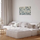  Plakat - Delicate Botanical Motif with Blue Leaves 60x40 Bez okvira | shoptok.hr