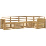  Set vanjskih sofa 5 pcs Bijela 251 x 132,5 x 73 cm | shoptok.hr