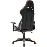  Gaming stol črno in oranžno umetno usnje, (20701278) | Shoptok.si